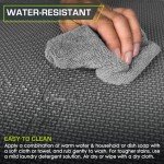 ProsourceFit Extra Thick Puzzle Exercise Mat , EVA Foam Interlocking Tiles for Protective, Cushioned Workout Flooring for Home and Gym Equipment, Grey - 1 inch - 24 Sq Ft - 6 Tiles