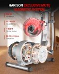 HARISON Magnetic Elliptical Machine for Home 350 LBS Capacity, Elliptical Trainer with 16-Level Resistance Control, Elliptical Exercise Machine with HARISON Bluetooth