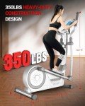 HARISON Magnetic Elliptical Machine for Home 350 LBS Capacity, Elliptical Trainer with 16-Level Resistance Control, Elliptical Exercise Machine with HARISON Bluetooth