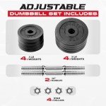 Yes4All Adjustable Dumbbell 40.02 lbs