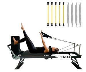Windfoot Foldable Pilates Reformer with Jump Board