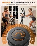 Niceday Elliptical Exercise Machine, Elliptical Machine for Home, Magnetic Elliptical Trainer 20IN Stride, 16 Resistance Levels, Elliptical Training Machines with 500LBS Loading Capacity & Kinomap APP