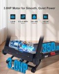 ATEEDGE Auto Incline Treadmill, 20% Incline, 3.0HP, 10 MPH Running Machine, 18.5" Wide Belt, 350 lbs Capacity, Treadmill for Home with Bluetooth App