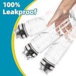 OLDLEY 32 oz Water Bottle, Motivational Water Bottle with Time Marker, Sports Water Bottle With Strap, Leakproof & BPA Free Large Water Bottles for School, Gym, Travel, Outdoor, Tritan, Transparent