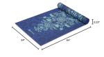 Gaiam Yoga Mat Premium Print Reversible Extra Thick Non Slip Exercise & Fitness Mat for All Types of Yoga, Pilates & Floor Workouts, Divine Impressionist, 68"L x 24"W x 6mm Thick