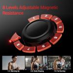 CURSOR FITNESS Elliptical Machine, Elliptical Exercise Machine for Home, Elliptical Training Machines with 8 Levels Resistance, Silent Magnetic Elliptical Trainer with 12" Stride and LCD Monitor