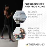 THERABAND Resistance Bands, 50 Yard Roll Professional Latex Elastic Band For Upper & Lower Body & Core Exercise, Physical Therapy, Pilates, At-Home Workout, & Rehab, Green, Heavy, Level 4