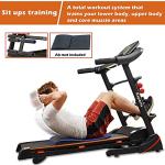 Ksports Foldable 16.5 in Wide Home Treadmill with Bluetooth Connectivity, Kinomap, Zwift & FitShow Fitness Tracking Apps, USB/AUX Ports, Auto Inclines and Speed Control