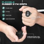 2 Pack Weight Lifting Gloves for Men Women Anti-Slip Workout Grips Gym Gloves Ergonomic Fingerless Gym Grip for Weightlifting,Dumbbell,Deadlifts Pull-Ups Crossfit Training, Sweat-Free Palm Protection