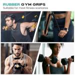 2 Pack Weight Lifting Gloves for Men Women Anti-Slip Workout Grips Gym Gloves Ergonomic Fingerless Gym Grip for Weightlifting,Dumbbell,Deadlifts Pull-Ups Crossfit Training, Sweat-Free Palm Protection