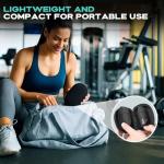 2 Pack Weight Lifting Gloves for Men Women Anti-Slip Workout Grips Gym Gloves Ergonomic Fingerless Gym Grip for Weightlifting,Dumbbell,Deadlifts Pull-Ups Crossfit Training, Sweat-Free Palm Protection