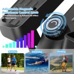 ANCHEER Under Desk Elliptical Exercise Machine,Standing or Seated Ellipse Leg Exerciser with 8 Level Resistance,Portable Exercise Equipment with LCD Display Monitor,Fully Assembled