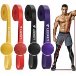 LEEKEY Resistance Bands,Rubber Exercise Bands - Workout Bands Set, 5-85LBS Resistance Bands for Working Out,for Men and Women Fitness Training, Physical Therapy,Home Workouts