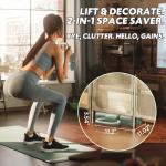 Adjustable Dumbbell Set of 2, 4 in 1 Free Weights Dumbbells Set for Women with Fast Adjustment, Each 2lb 3lb 4lb 5lb Hand Weights Set for Home Gym & Outdoor Exercise Training (Green)