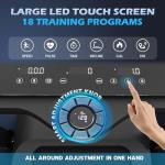 BOTORRO Treadmills for Home, Foldable Treadmill, Wide Shock Absorption Deck for Walking or Running, 300 LBS Weight Capacity, Bluetooth Enable, LED Display| R5PRO 12% R7 R9 18% Auto Incline