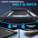 BOTORRO Treadmills for Home, Foldable Treadmill, Wide Shock Absorption Deck for Walking or Running, 300 LBS Weight Capacity, Bluetooth Enable, LED Display| R5PRO 12% R7 R9 18% Auto Incline