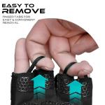BEAST RAGE Workout Gloves for Men, Durable Palm Grip Gym Gloves Women Half Finger Elasticated Training Weight Lifting Strength Bodybuilding Anti Slip Cycling Glove Exercise (Jet Black, L)