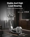 HARISON Elliptical Machine for Home 350 LBS Capacity, Magnetic Elliptical Exercise Machine with 16-Level Resistance Control, Elliptical Trainer with HARISON (Black)