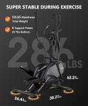 THERUN Elliptical Exercise Machine, 3-in-1 Cardio Climber Stepping Elliptical Machine for Home, Stair Stepper Elliptical Training Machines w/16 Levels Resistance, Pulse Sensor, LCD Monitor (Dark Gray)