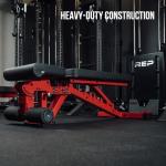 Rep Fitness Adjustable FID Bench – Matte Red