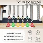 Pilates Reformer, PAETA 92" Wooden Foldable Pilates Reformer Machine with Springs, Pilates Machines for Home Use and Studio, Pilates Equipment with Sitting Box, Jump Board and Accessories