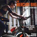 SQUATZ Cardio Cycling Exercise Bike - Indoor Workout Stationary Bike with 8 Resistance Levels, Comfortable Seat Cushion, 30 lbs Flywheel, 4-Way Adjustable Seat & Handlebar, Gym Bike for Home Workouts