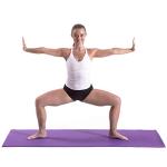 ProsourceFit Original Yoga Exercise Mat ¼” (6mm) Thick for Comfort and Stability with Carrying Straps, Non Slip –Multiple Colors
