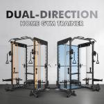 Dual Pulley Smith Machine & Squat Rack System