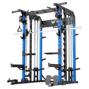 B52 Machine Home Gym with Power Rack, Cable Crossover, Dual Pulley System, Landmine, and Multi-Grip Pull-Up Bar – Heavy-Duty Fitness Equipment for Strength Training and Full-Body Workouts