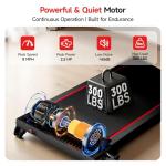 RHYTHM FUN 8.0 MPH Treadmills for Home, Running Walking Pad Treadmill with Incline up to 8%, Foldable Treadmill with Handle Bar, Low Noise Walking Pad for 300 lbs