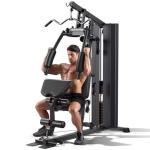 Sportsroyals Home Gym Equipment, 154LBS Weight Stack, Full Body Workout Machine with Pulley System for Strength Training (Black)