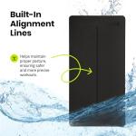 Gogokiwi Extra Wide Yoga Mat for Men Women (72"L x 36"W x 1/4" Thick) Non Slip Fitness & Exercise Mat with Alignment Marks for Yoga, Pilates, Floor Workouts