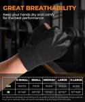 sunnex Gym Gloves for Women & Men - Fingerless Workout Gloves for Weightlifting, Lightweight Breathable Fitness for Sports