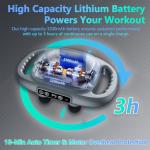 UFFAE 6 Head Massage Gun Deep Tissue with 9 Levels & 9 Modes, Electric Massager Tool for Legs, Arms, Waist, Back, Buttocks - Full Body Muscle Pain Relief, Ideal Gifts for Women, Men, Mom, and Dad