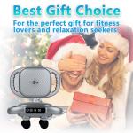 UFFAE 6 Head Massage Gun Deep Tissue with 9 Levels & 9 Modes, Electric Massager Tool for Legs, Arms, Waist, Back, Buttocks - Full Body Muscle Pain Relief, Ideal Gifts for Women, Men, Mom, and Dad