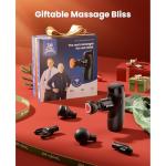 BOB AND BRAD M7 Plus Mini Massage Gun with Heat, Pocket-Sized Heated Deep Tissue Massager, Portable Percussion Muscle Travel Massager Gun, Ultra Light Small & Quiet Massage Gun