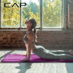 CAP Barbell Yoga Mat 1/2" Thick with Carrying Strap - High Density Exercise Mat for Yoga, Pilates, Stretching, Floor & Fitness Workouts - 68''x24''x1/2" | Wine