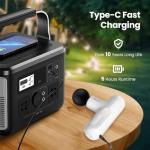 HEYCHY Super Mini Massage Gun Deep Tissue with 5 Speeds, Small Travel Size Percussion Muscle Massager for Pain Relief with 4 Attachments, Handheld Portable Massager Gun for Man & Women, White