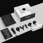 HEYCHY Super Mini Massage Gun Deep Tissue with 5 Speeds, Small Travel Size Percussion Muscle Massager for Pain Relief with 4 Attachments, Handheld Portable Massager Gun for Man & Women, White