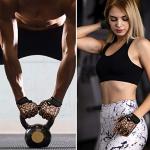 ZEROFIRE Workout Gloves for Women Men - Weight Lifting Gloves with Full Palm Protection & Extra Grip for Women Gym, Weightlifting, Weight Lift, Rowing, Exercise, Sport, Cycling.Leopard-Small