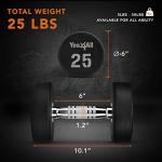 Yes4All Premium Urethane Dumbbell - 25 Pounds