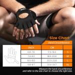 ATERCEL Weight Lifting Gloves Full Palm Protection, Workout Gloves for Gym, Cycling, Exercise, Breathable, Super Lightweight for Men and Women(Gray, M)