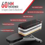 JOROTO MD80 Adjustable Weight Bench - 450 kg Capacity