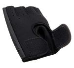 Mind Reader Workout Glove Set, Open Finger, Wrist Support for Men and Women, Textured Non-Slip Grip for Sports, Lifting Weights, Gym Fitness, XL, Black