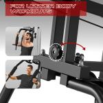 Home Gym, Multifunctional Weight Machine, Full Body Workout Station Exercise Equipment, All in One Home Gym with Pulley System for Strength Training