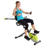 Stamina Wonder Exercise Bike | Build Upper and Lower Body Strength on One Machine | Includes Two Online Workout Videos, Chartreuse and Gray