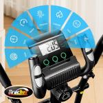 New 3-in-1 Folding Elliptical Machine for Home, Magnetic Hyper-Quiet Elliptical Training Machine with 15.5IN Stride, 16-Level Resistance for Total Body Fitness Cross Trainer