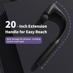 CAREKING 2-in-1 Detachable Muscle Massage Gun Deep Tissue with 20'' Extension Handle, Back and Neck Massager for Pain Relief, Handheld Massager for Shoulder Lower Back Leg Waist, FSA-HSA Eligible