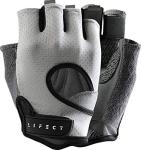 LIFECT Freedom Workout Gloves, Knuckle Weight Lifting Shorty Fingerless Gloves with Curved Open Back, for Powerlifting, Gym Women and Men(Grey, Large)
