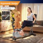 Marcy Recumbent Exercise Bike with Resistance ME-709